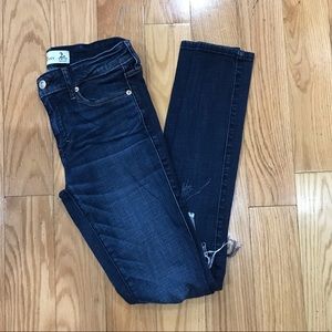 Women’s dark blue jeans